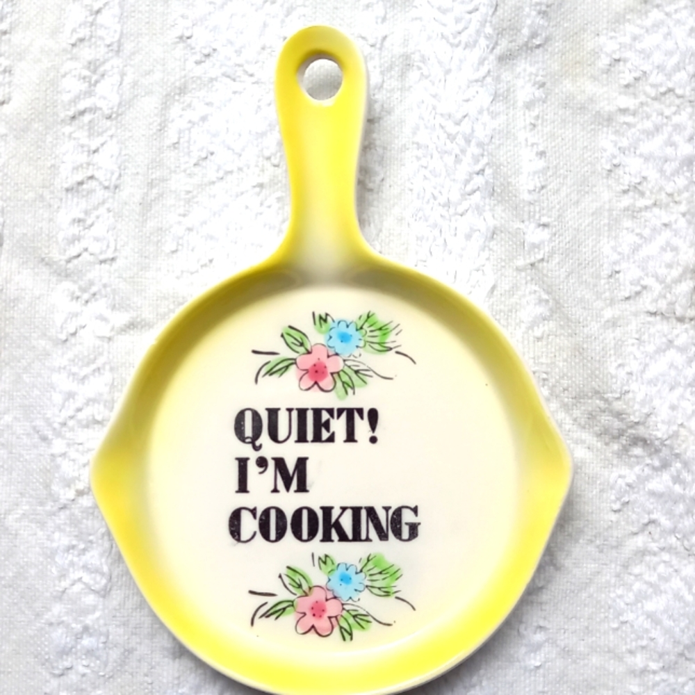 Vintage Ceramic spoon rest